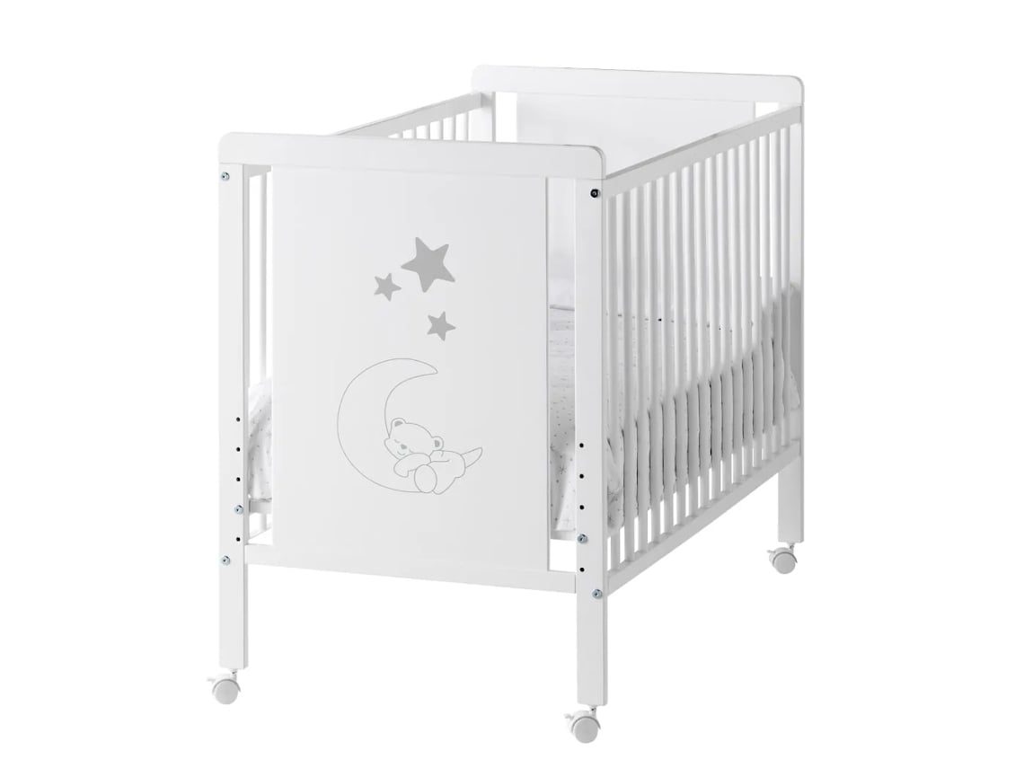 Berço COOL · DREAMS Indi (Branco - Madeira de Faia - 64x124x92 cm)