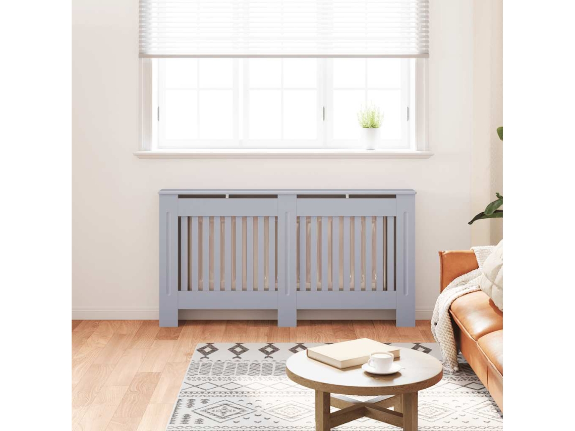 Cobertura De Radiador 152x19x81,5 Cm Mdf Antracite Haochrymec