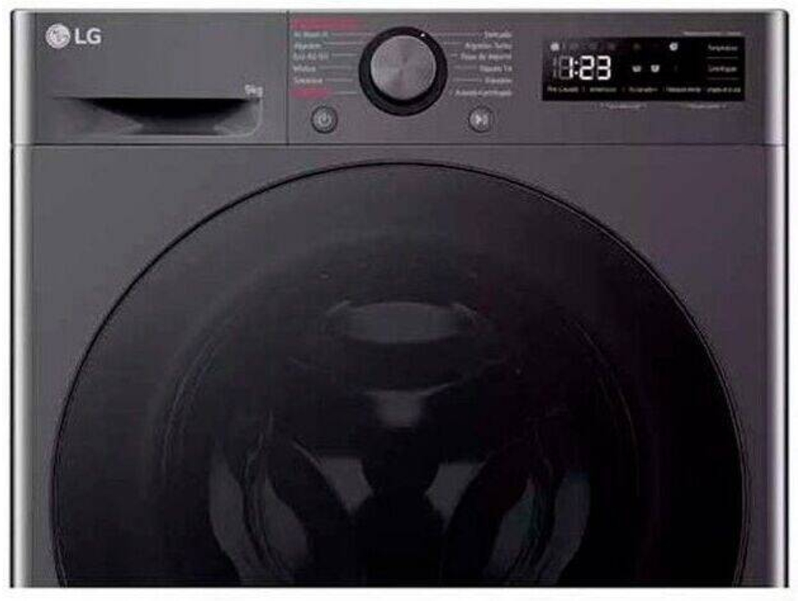 Máquina de Lavar Roupa LG F4WR5009A6M (9 kg - 1400 rpm - Cinzento)