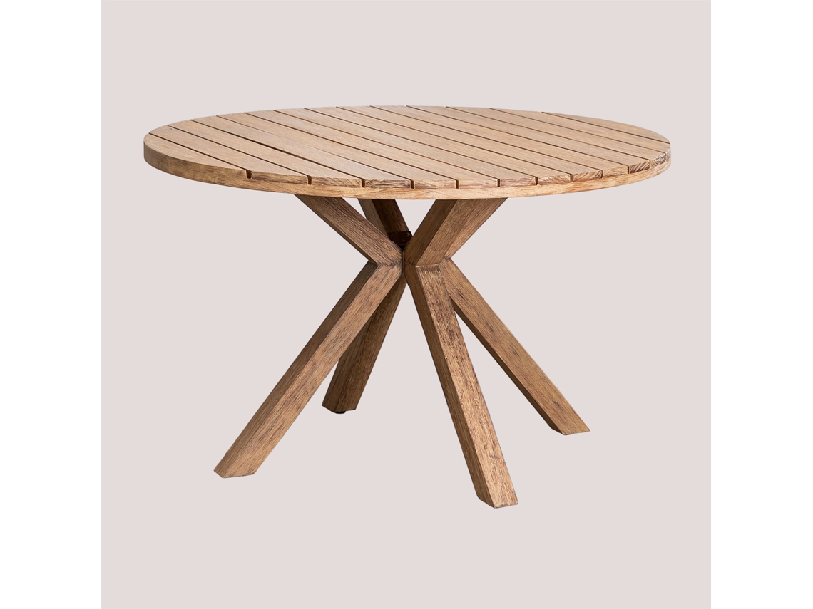Mesa de Jantar SKLUM (Madeira - Multicor - 120 cm)