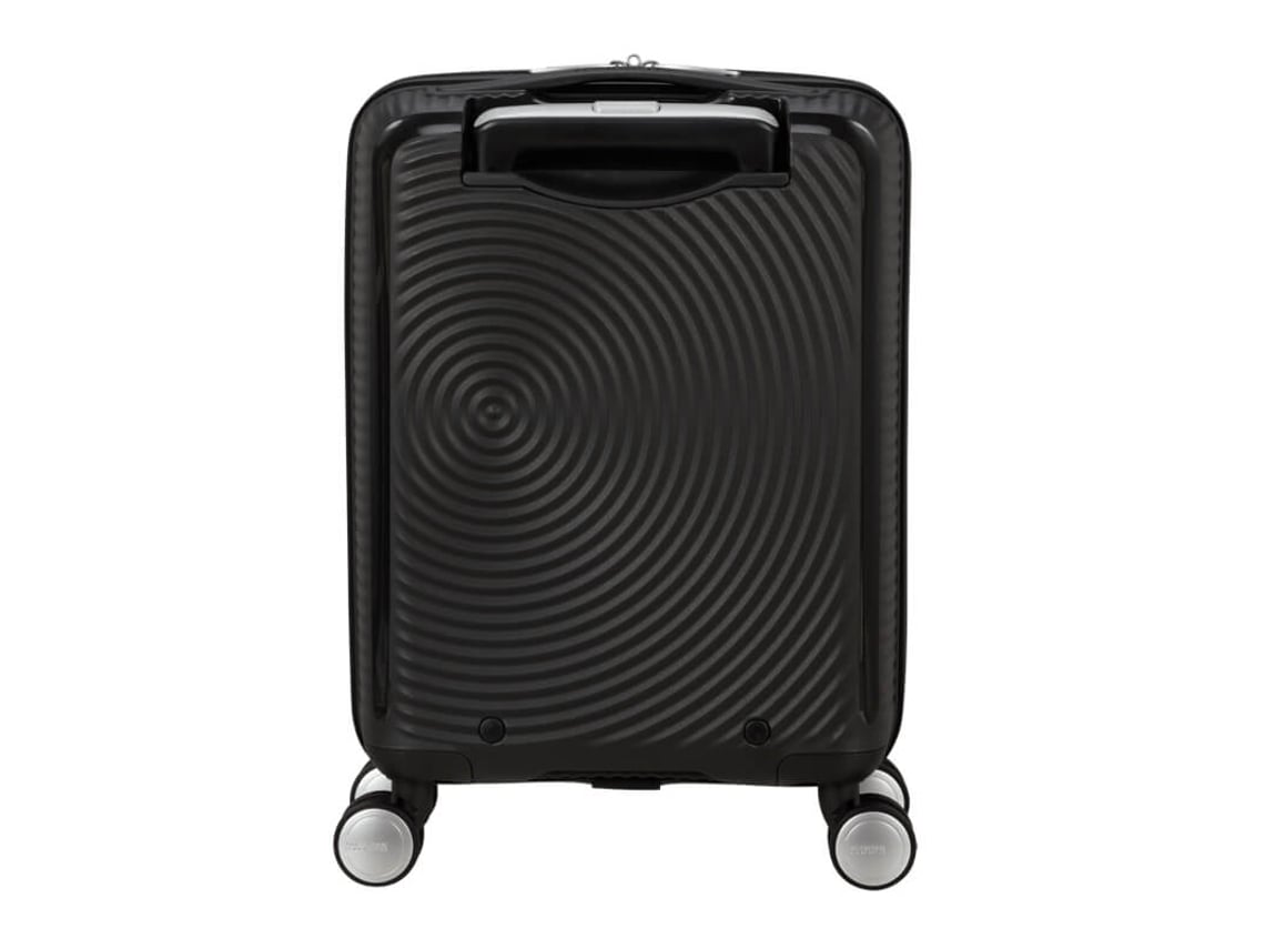 Mala De Viagem Pequena 47cm 4r Soundbox Mini Preta American Tourister