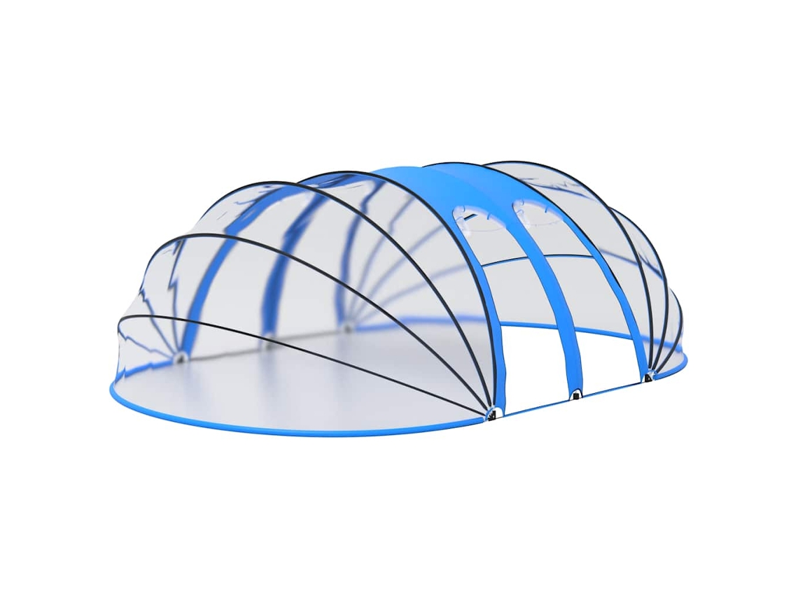 Cúpula De Piscina Oval 620x410x210 Cm