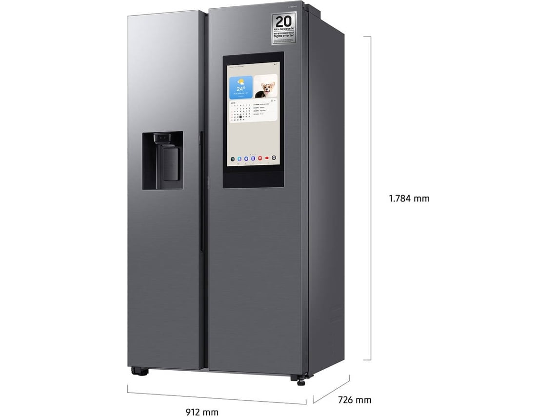 Frigorífico Americano SAMSUNG RS90F66BETEF E (No Frost - 178.4 cm - 614 L - Inox)