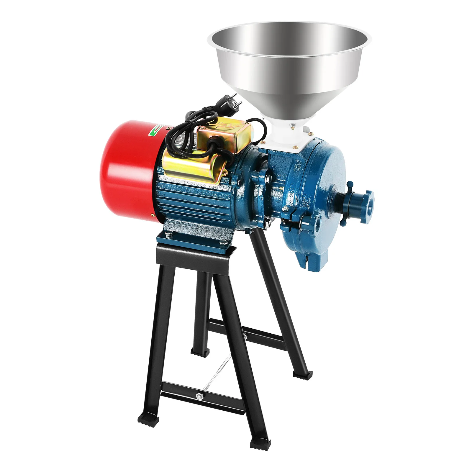 Moedor Elétrico De Grãos, Alta Eficiência, Espessura Ajustável, Azul Oem