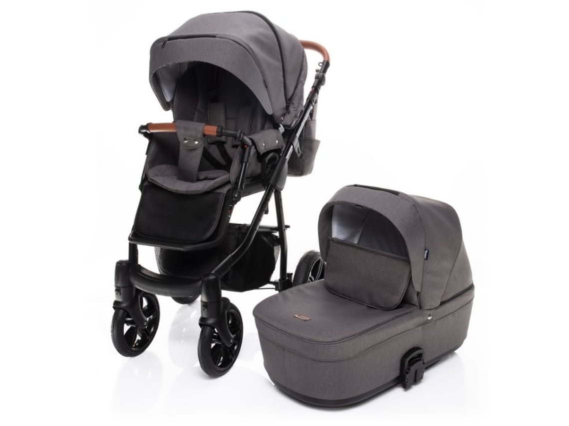 Carrinho de Bebé ZOPA 3 In 1 Falcon Iron (71x33 cm - Cinzento)