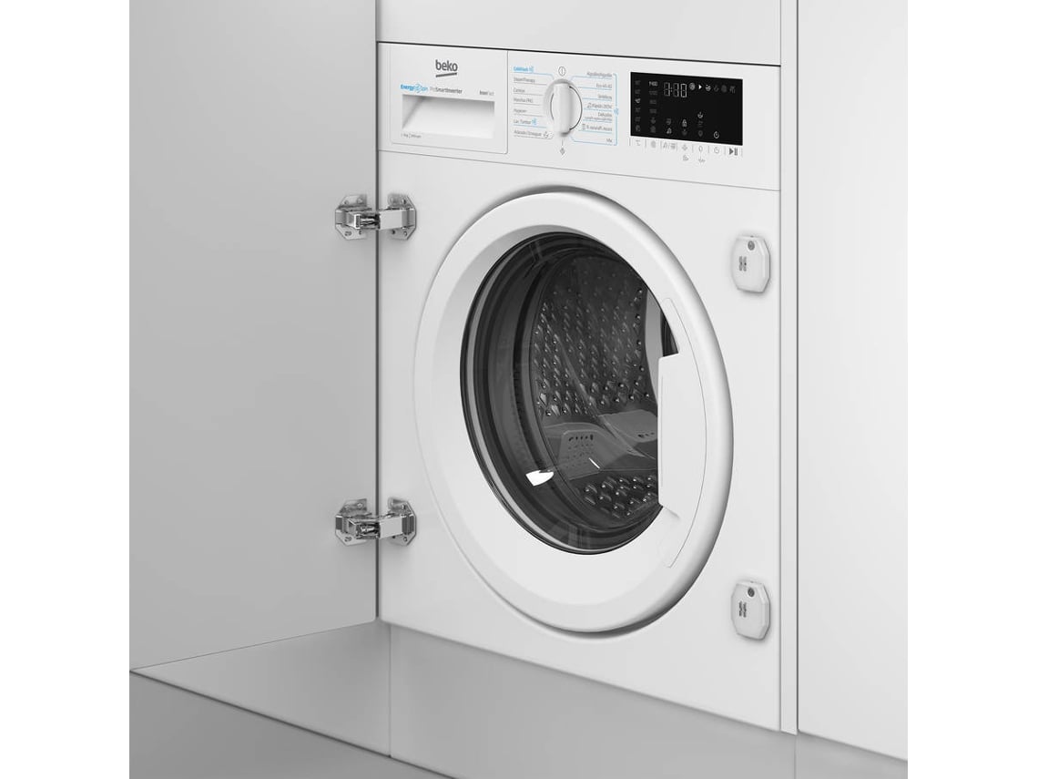 Máquina de Lavar Roupa Encastre BEKO B3WBT49435WB (9 kg - 1400 RPM - Branco)