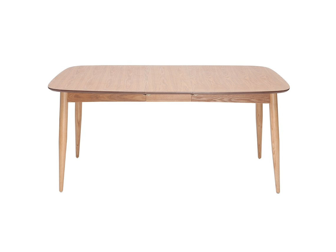 Mesa de jantar extensível de cinza L130-190 NORDECO MILIBOO