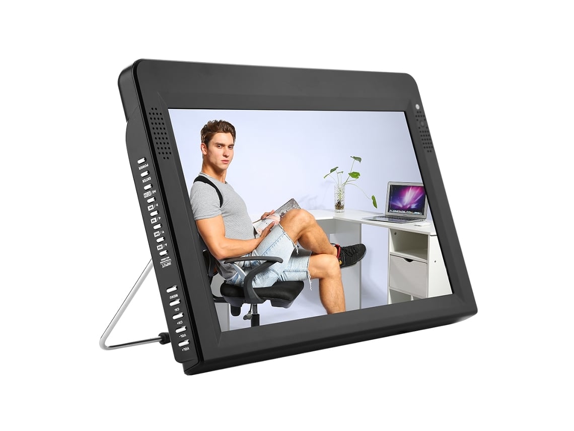 Televisão Portátil Com Resolução 1080p E Sinal Dvb