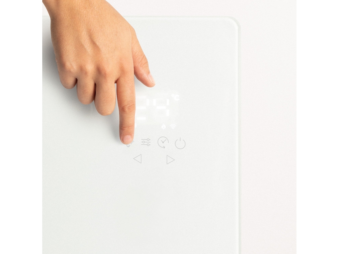 CREATE - WARM CRYSTAL 2500W - Convector Elétrico de Vidro com WiFi