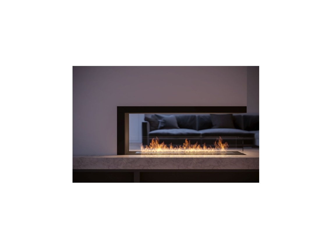 Lareira de encastrar a bioetanol de três faces INSIDE U1000.2 OUTINFIRE