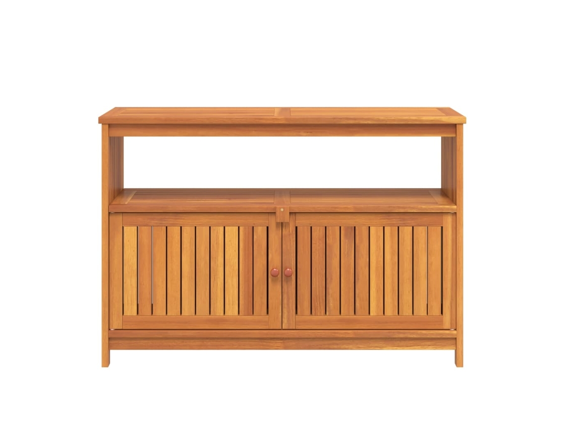 Mesa Consola Para Jardim 110x35x75 Cm Madeira De Acácia Maciça Lovely Home