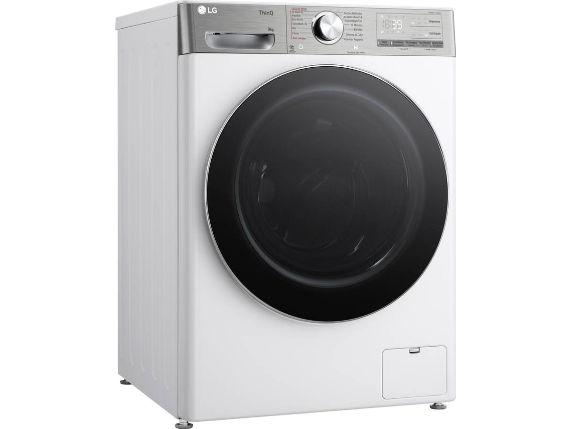Máquina de Lavar Roupa LG F4WR9009A2W (9 kg - 1400 rpm - Branco)