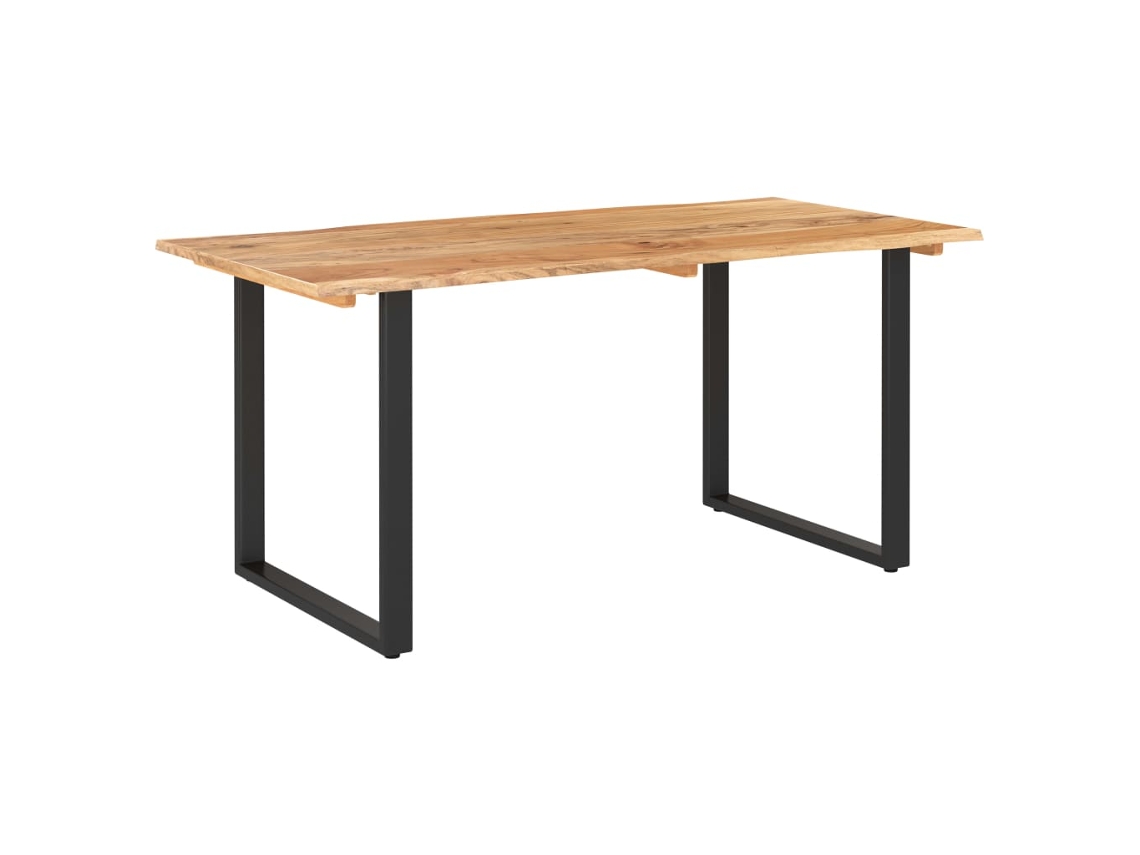Mesa de Jantar 160X80X76 Cm Madeira de Acácia Maciça NONAME