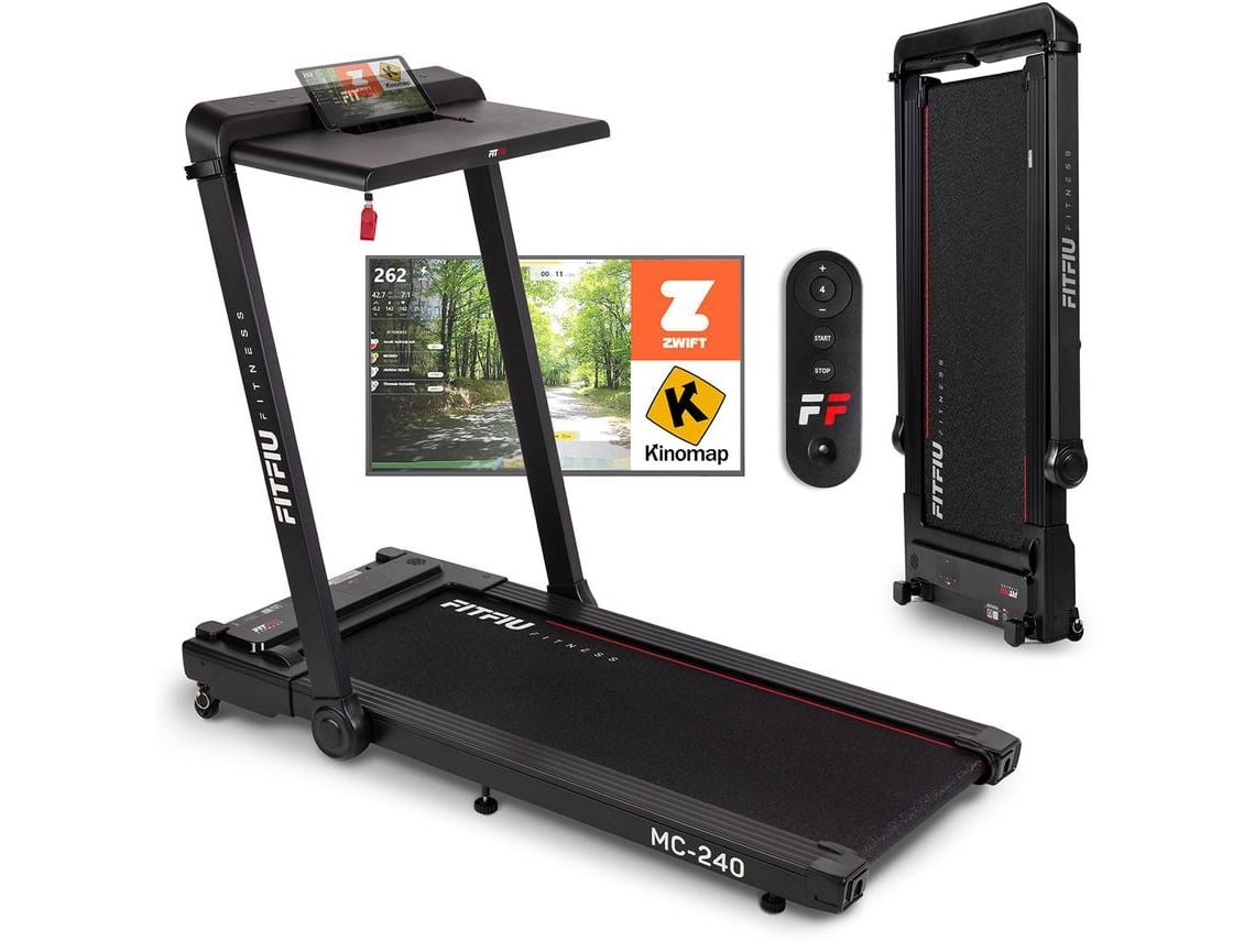 Passadeira FITFIU Fitness MC-240 16km/h com suporte para PC conectividade e inclinação motor 1875W