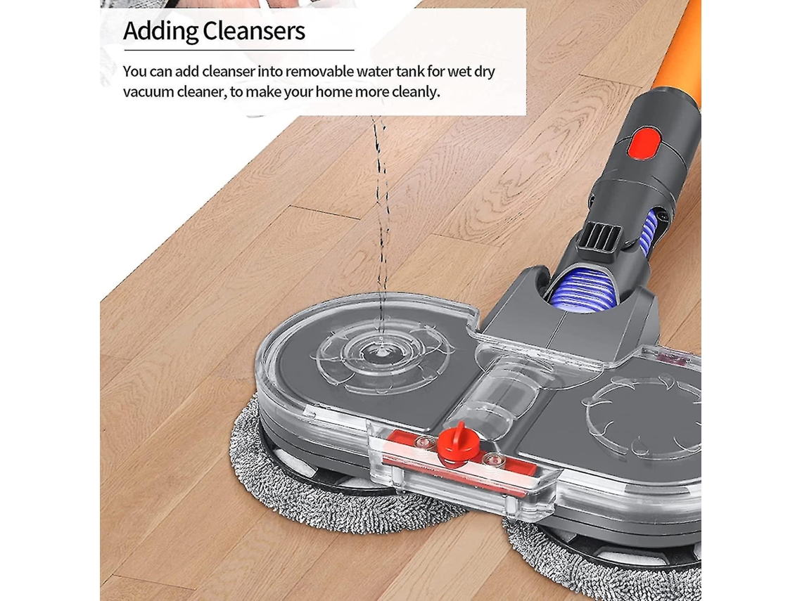 Cabeça de esfregão elétrico para aspirador sem fio Dyson V7 V8 V10 V11