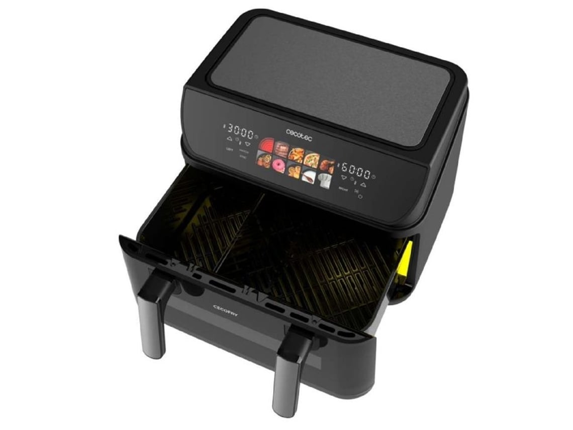 Cecotec Fritadeira sem óleo CecofryampGrill Duoheat 10000