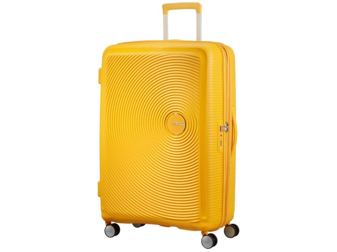 Mala de Viagem Grande Expansível AMERICAN TOURISTER Soundbox Amarelo (77x51x29,5/32,5cm - 97/110L)