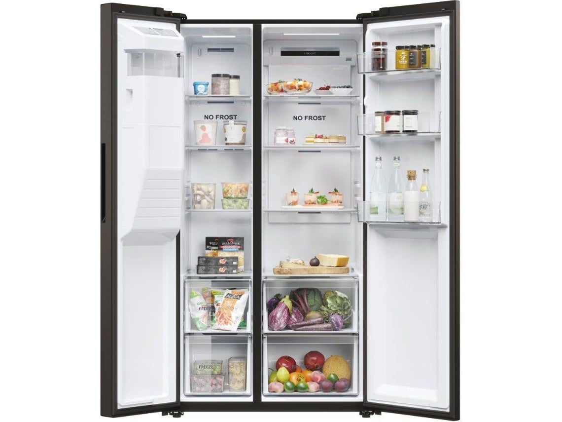 Frigorífico Americano HAIER HSR5918DIPB (No Frost - 177,5 cm - 511 L - Preto)