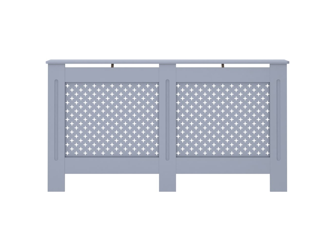 Cobertura De Radiador 152x19x81,5 Cm Mdf Antracite Haochrymec