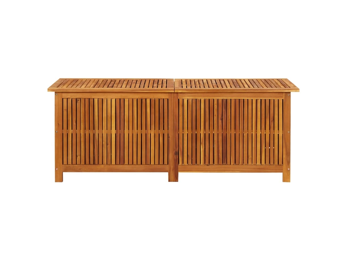 Caixa Arrumação para Jardim 150X50X58 Cm Madeira Acácia Maciça PANGSHIYUAN