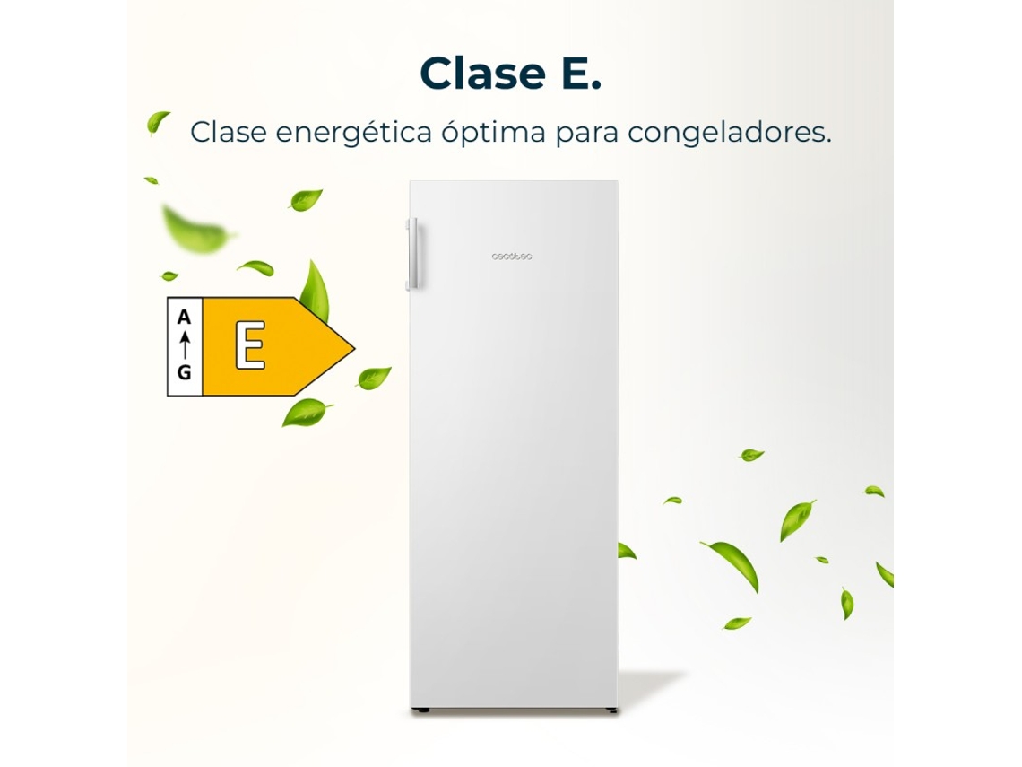Congelador Vertical Bolero 155 L Branco Total no Frost com Porta Reversível e Alarme de Porta Aberta CECOTEC