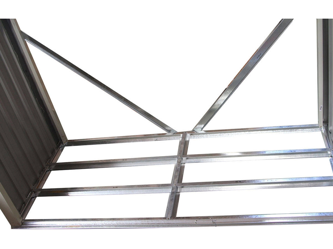 Abrigo para Lenha HABITAT ET JARDIN Victor (Metal - 1.68 m²)