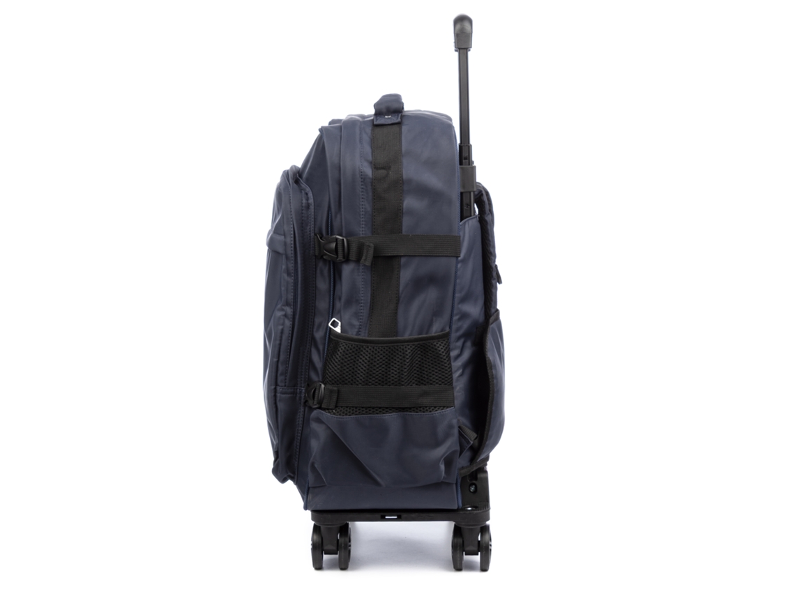 Mala De Cabine Trolley, Em Material Leve E Impermeável De Alta Resistência. 4 Rodas Duplas Giratórias 360° E Removíveis. Dam