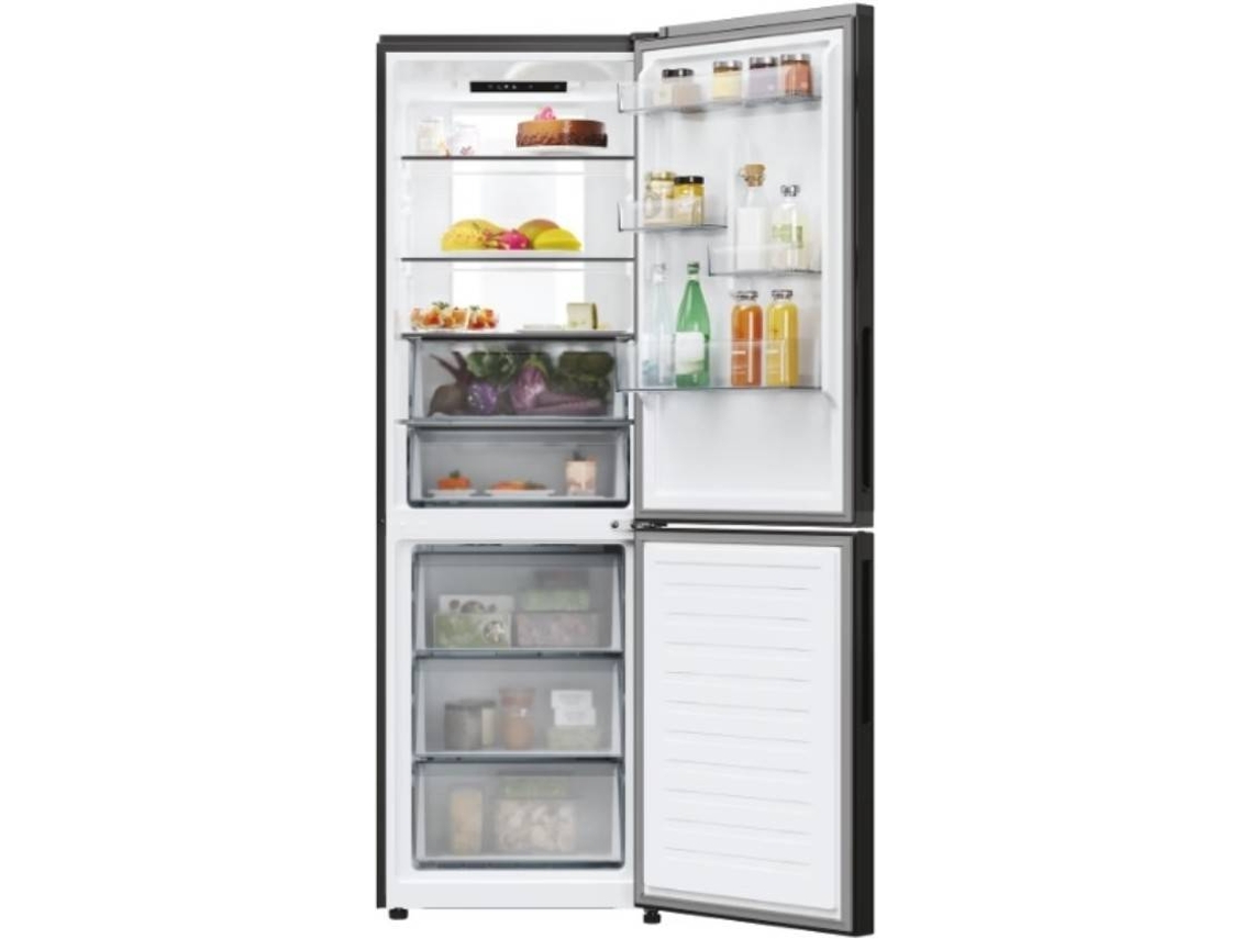 Frigorífico Combinado CANDY CNCQ4T618EB (No Frost - 185 cm - 355 L - Preto)