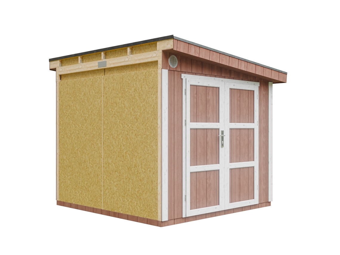 Casa De Jardim Qualidade Premium 5,9 M² A231x248x294 Cm Timbela M938 Redwood Red