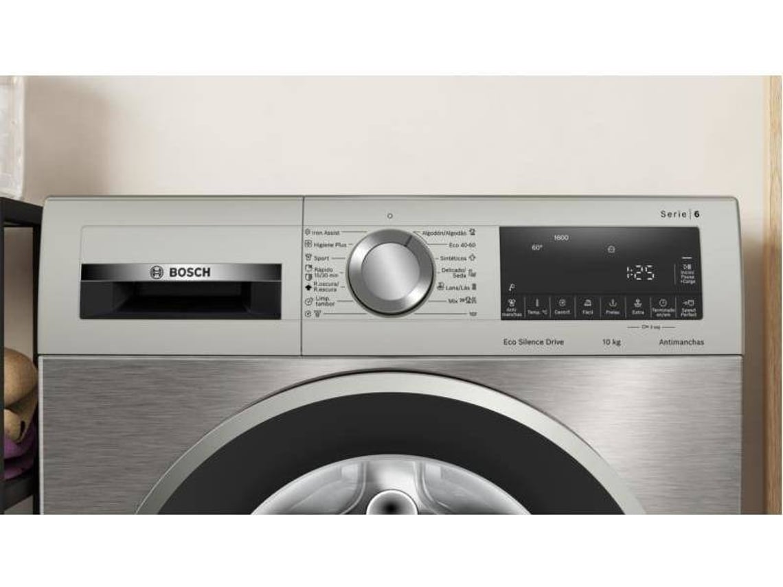Máquina de Lavar Roupa BOSCH WGG256ZAES (10 kg - 1600 rpm - Inox)