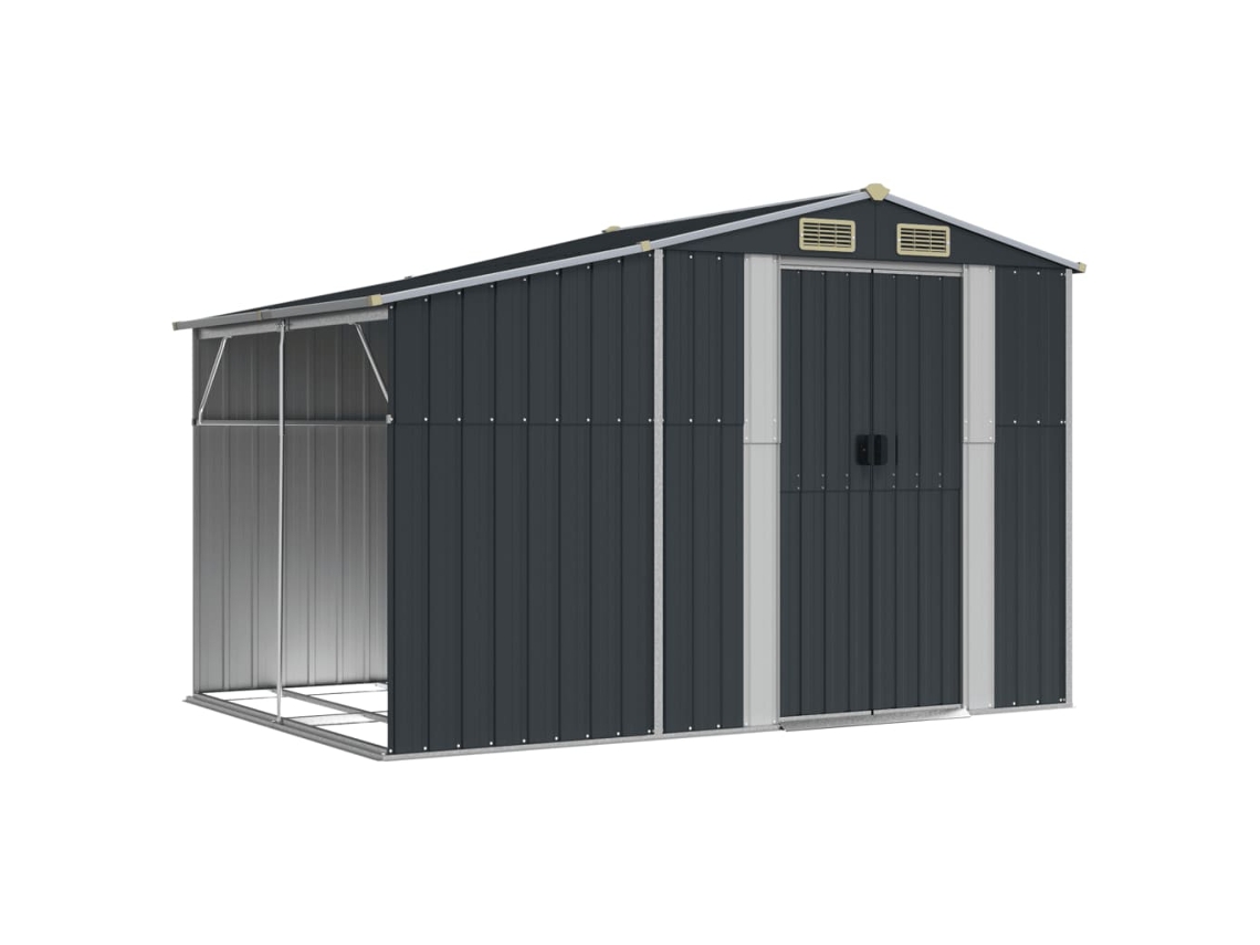 Abrigo MAISON EXCLUSIVE 277x192,5x179 cm Aço Galvanizado Antracite