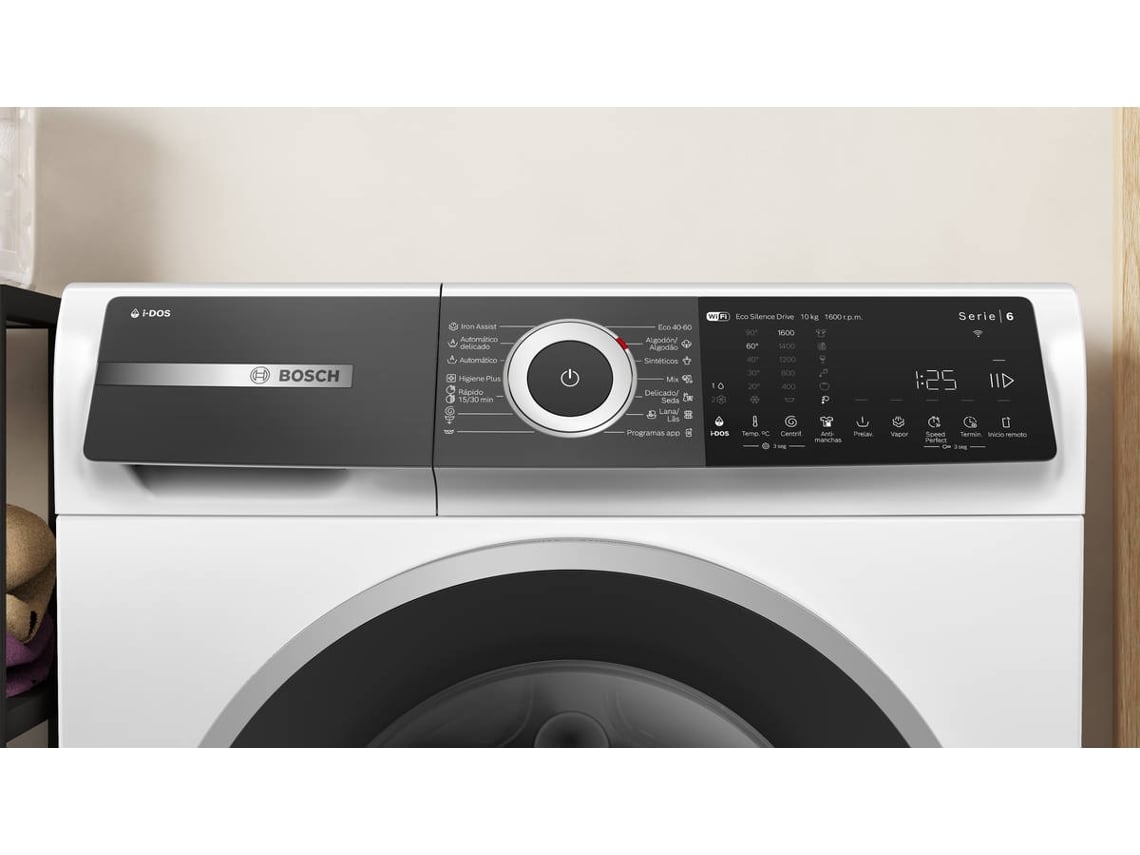 Máquina de Lavar Roupa BOSCH i-Dos WGH256A0ES (10 kg - 1600 rpm - Branco)
