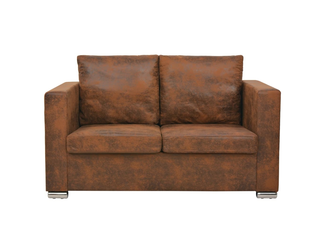 MAISON EXCLUSIVE Sofá de 2 Lugares 137X73X82 Cm Camurça Artificial