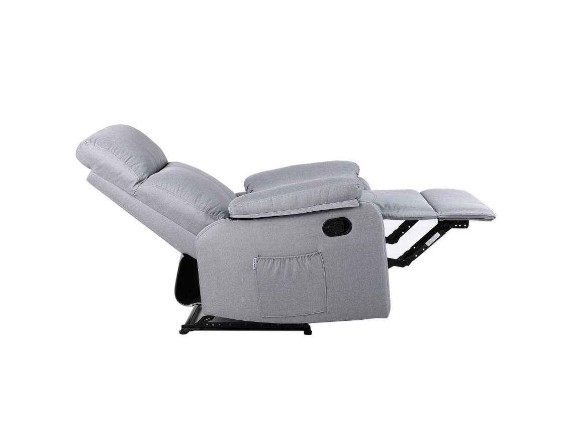 Ecode® Poltrona Reclinável Elétrica De Tecido Com Elevador Aquecimento E Usb Eco De