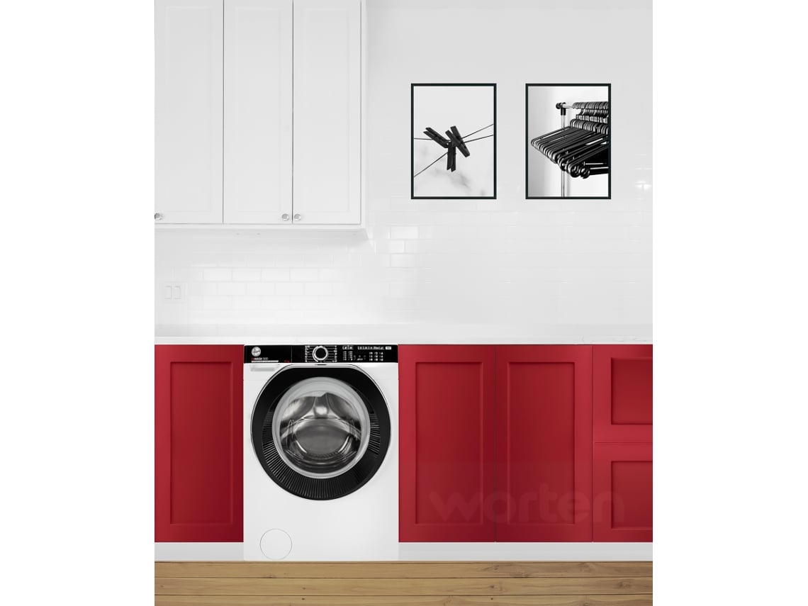 Máquina de Lavar Roupa HOOVER HWP 414AMBC/1-S (14 kg - 1400 rpm - Branco)