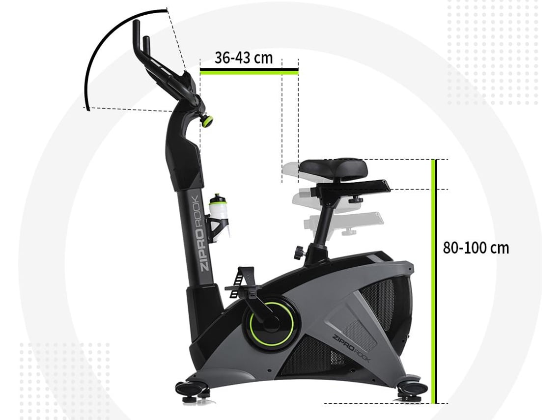 Bicicleta Estática Eléctrica-Magnética ZIPRO Rook Iconsole