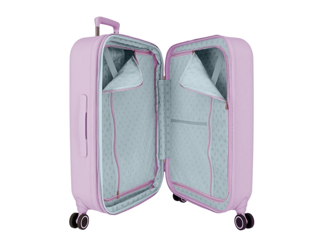 Mala De Viagem Média 70cm 4r Exp. Enso Stitch Playful Lilás