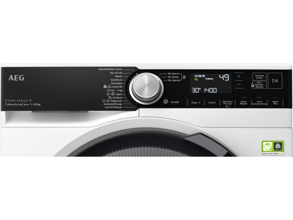 Máquina de Lavar Roupa AEG LFR9514L6U (10 kg - 1400 rpm - Branco)
