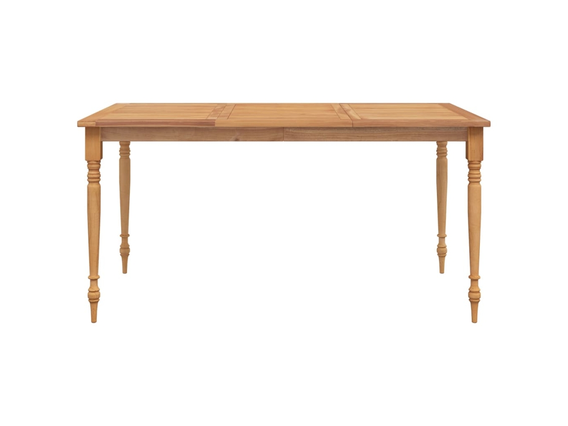 Mesa Batávia 150x90x75 Cm Madeira De Teca Maciça