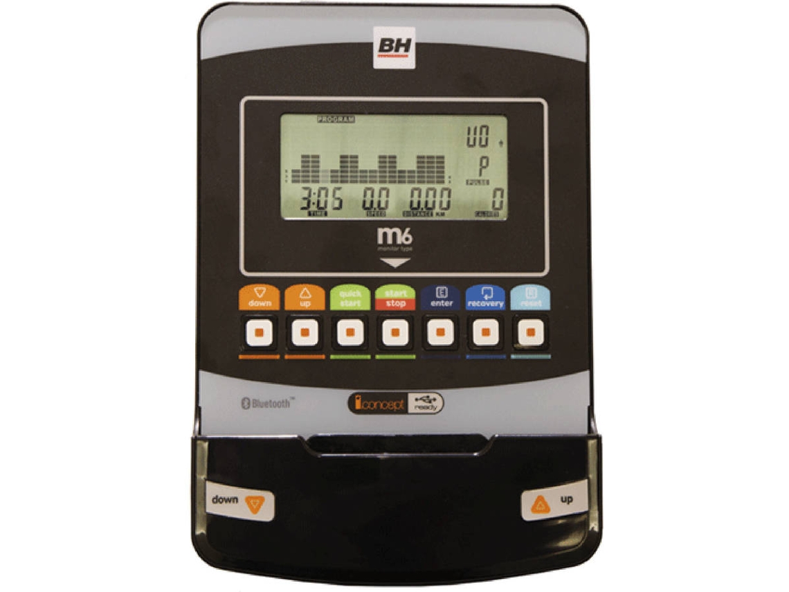 Bicicleta Estática BH Nexor Dual H1065 (Branco - 142x55x101cm - Volante: 8 kg - Até: 130 kg)