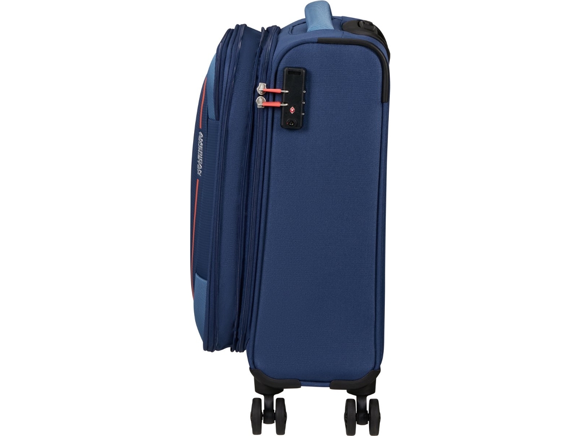Troley Viagem Expansível Pulsonic 55cm Combat Navy American Tourister