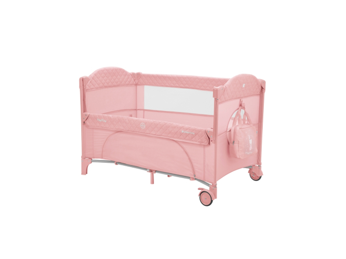 Berço de Viagem de 2 Níveis Milky Way Rosa 2023 KIKKABOO ESPAÑA S.L.