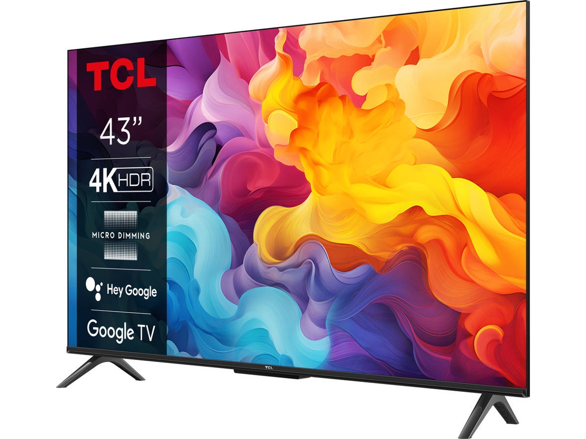 TV TCL 43P61B (LED - 43'' - 109 cm - 4K Ultra HD - Smart TV)