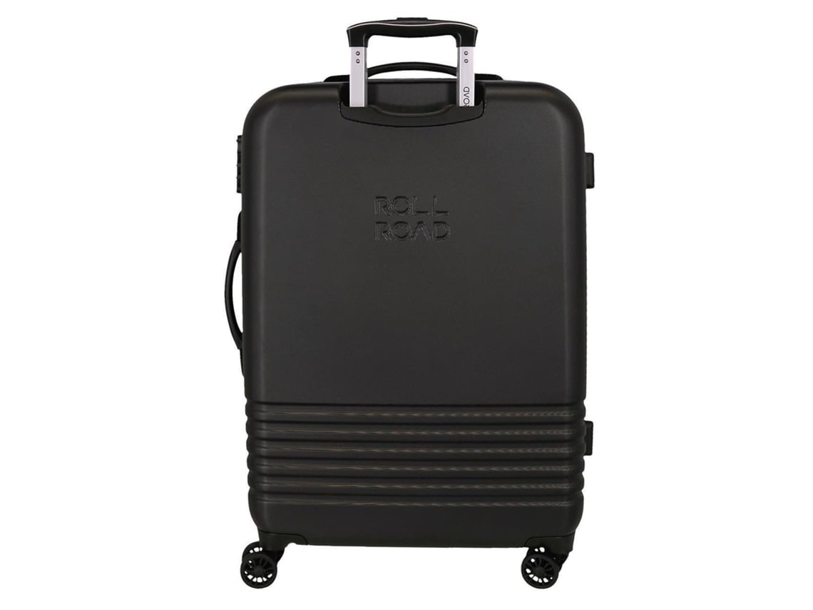 Conjunto de 2 Malas de Viagem ROLL ROAD India Preto (55/70cm - 37/75L)
