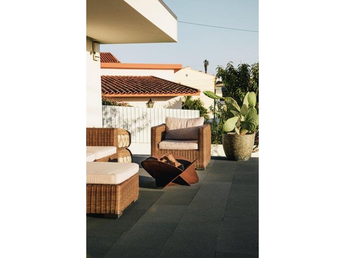 Braseiro de Jardim TUOZI  Syrtis Castanho