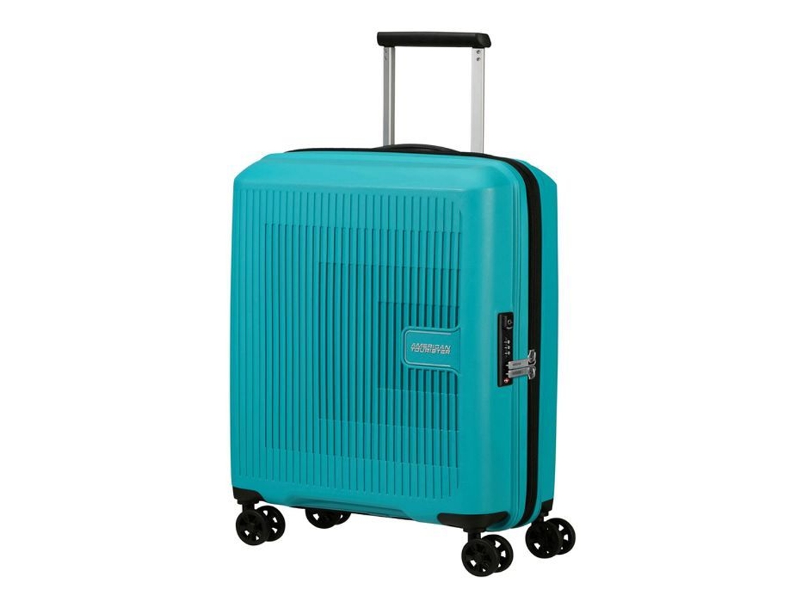 Mala de Cabine de Homem AMERICAN TOURISTER Aerostep Rodas Duplas Outro Azul (55 cm)