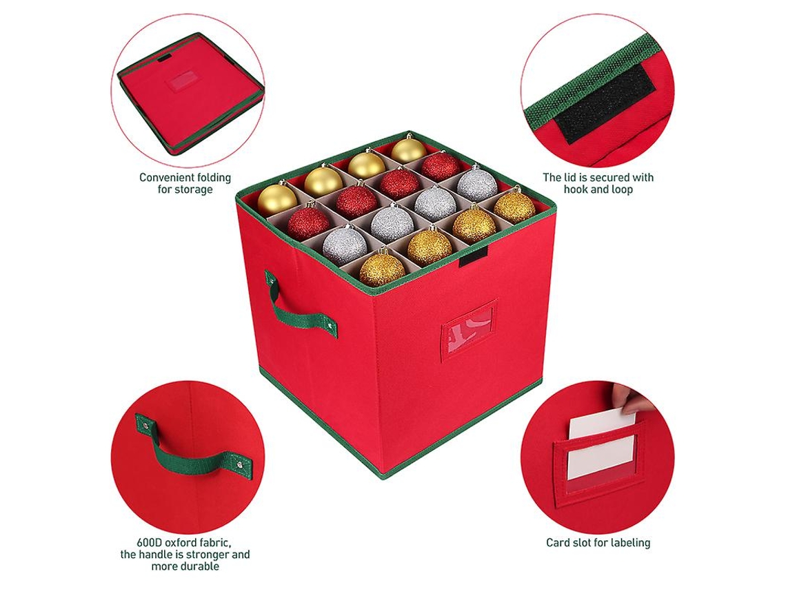 Caixa de Armazenamento de Natal 64 Unidades ALLINLESS
