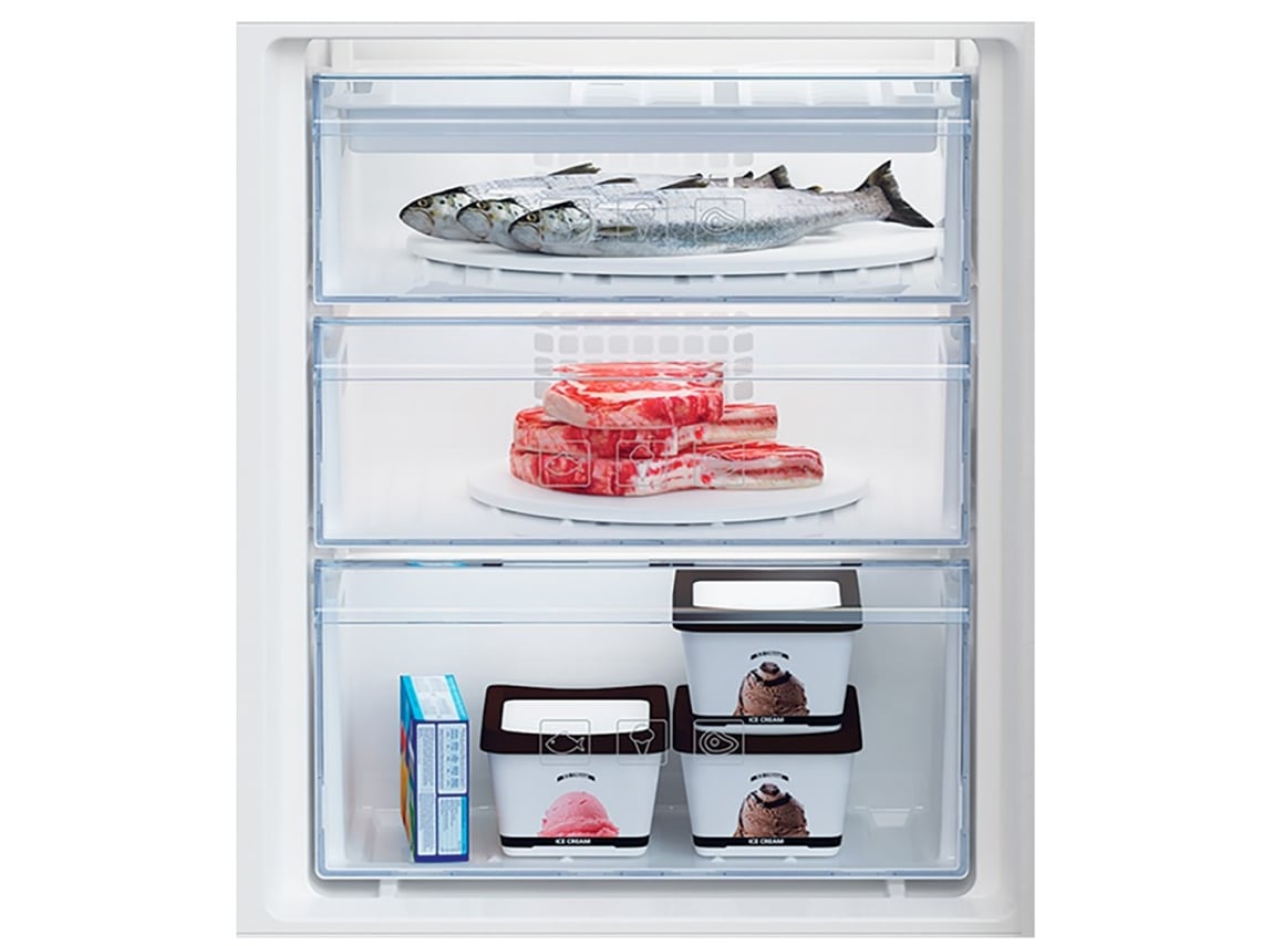 Frigorífico Combinado Encastre BEKO BCSA285K4SN (187 cm - Branco)