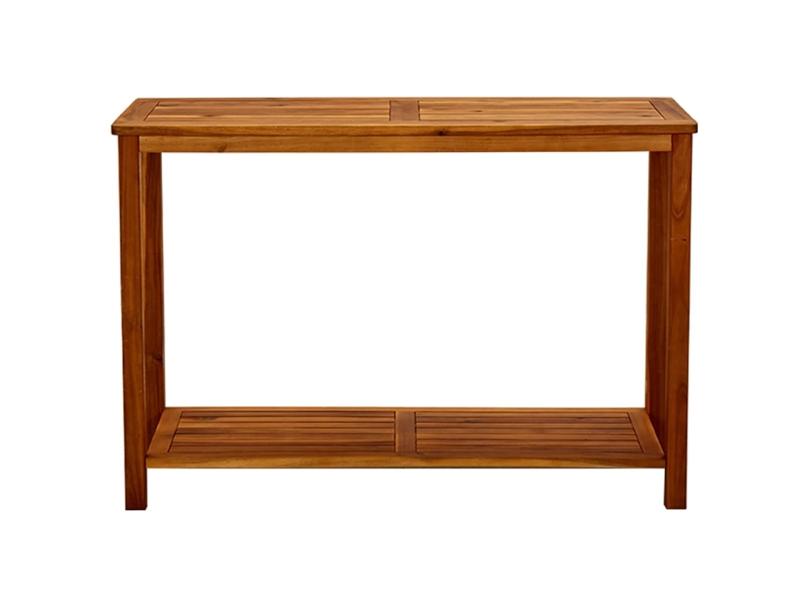 Mesa Consola Jardim 110x40x75 Cm Madeira Acácia Maciça