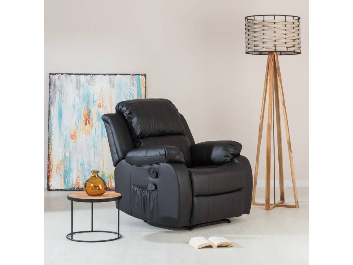Poltrona de Massagem Reclinável NALUI Trevi Preto (89x88x99 cm)